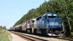 HLCX 8142 leads a CSX grain train